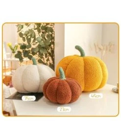 Syntek Kürbiskissen Plüsch Kinderspielzeug Kürbisförmiges Sofakissen, Spielzeug 4 Syntek Kürbiskissen Plüsch Kinderspielzeug Kürbisförmiges Sofakissen, Spielzeug -Spielzeugladen 31239180 03