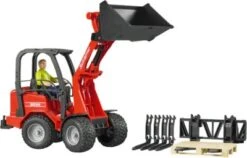 Bruder Schäffer Hoflader 2034 Mit Figur Und Zubehör