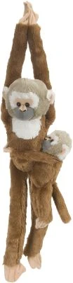 Wild Republic Hanging Monkeys Totenkopfaffe Mit Baby 51cm