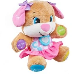 Fisher Price Fisher-Price Lernspaß Hundefreundin, Baby-Spielzeug, Kuscheltier, Lernspielzeug